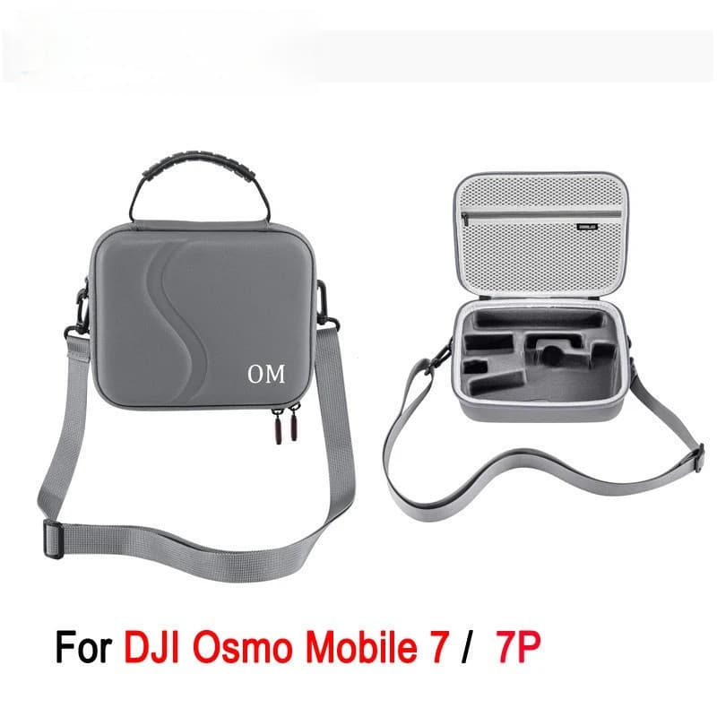 STARTRC OM7/OM7P Bolsa De Armazenamento À Prova D'água Para DJI Osmo Mobile 7/7P Gimbal Portátil , PU De Choque Com Alça