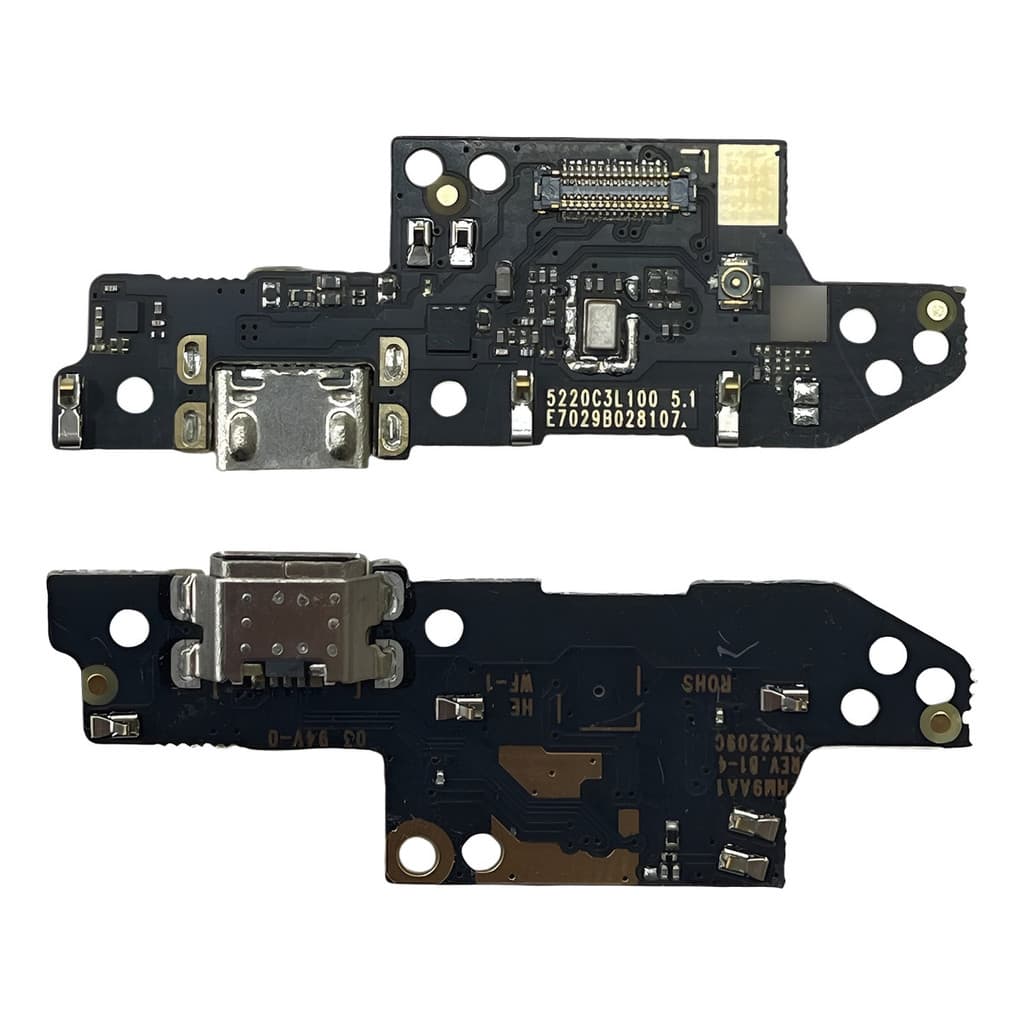 Placa Flex Dock Conector de Carga Compatível Com Redmi 9A 9C 9i 10A Turbo