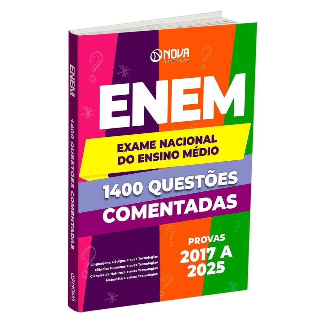 Apostila Questoes Comentadas ENEM ATUALIZADA - Ed. Nova