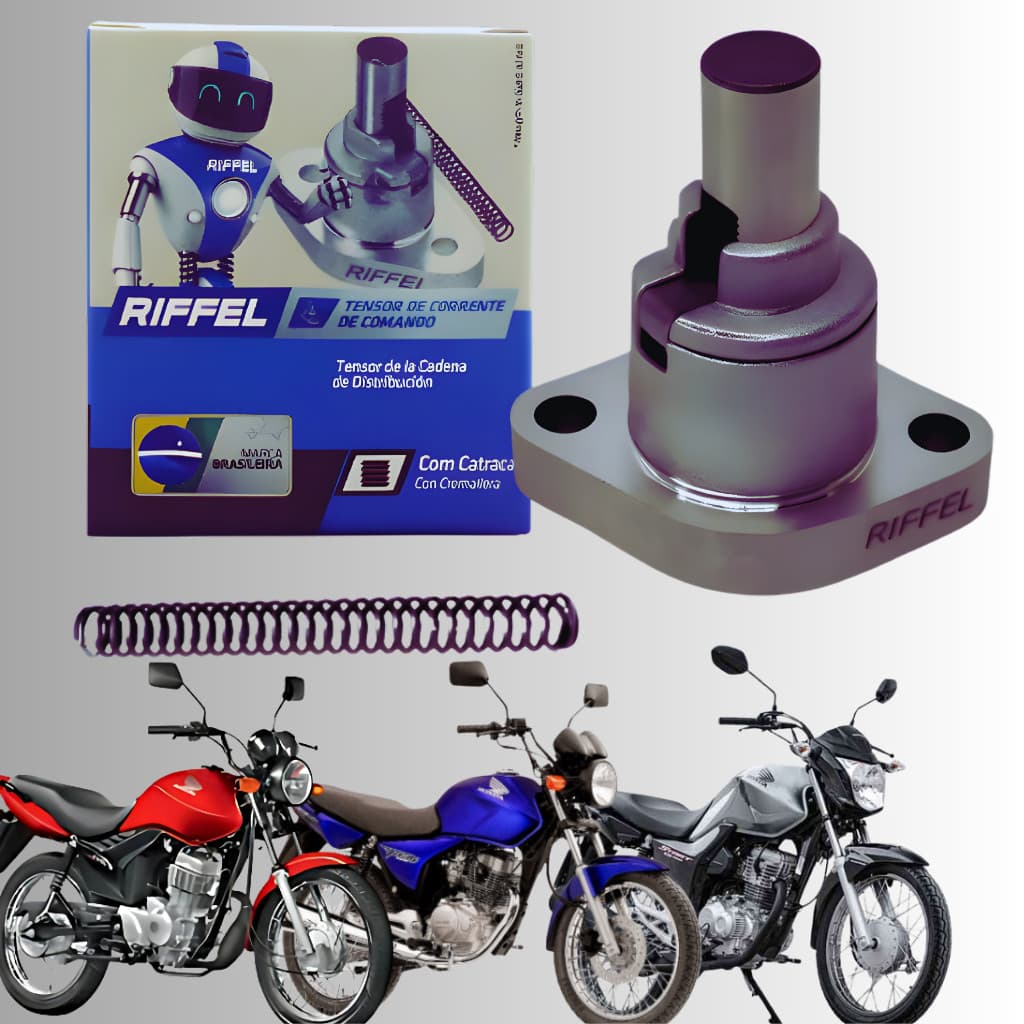 Acionador Tensor Corrente Comando Cg Fan Titan 125 150 160 2000 2001 2002 A 2025 ORIGINAL RIFFEL