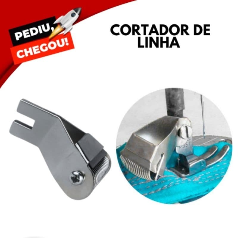Cortador de Linha para Maquina de Costura Industrial Reta Acessorio de Corte Rapido