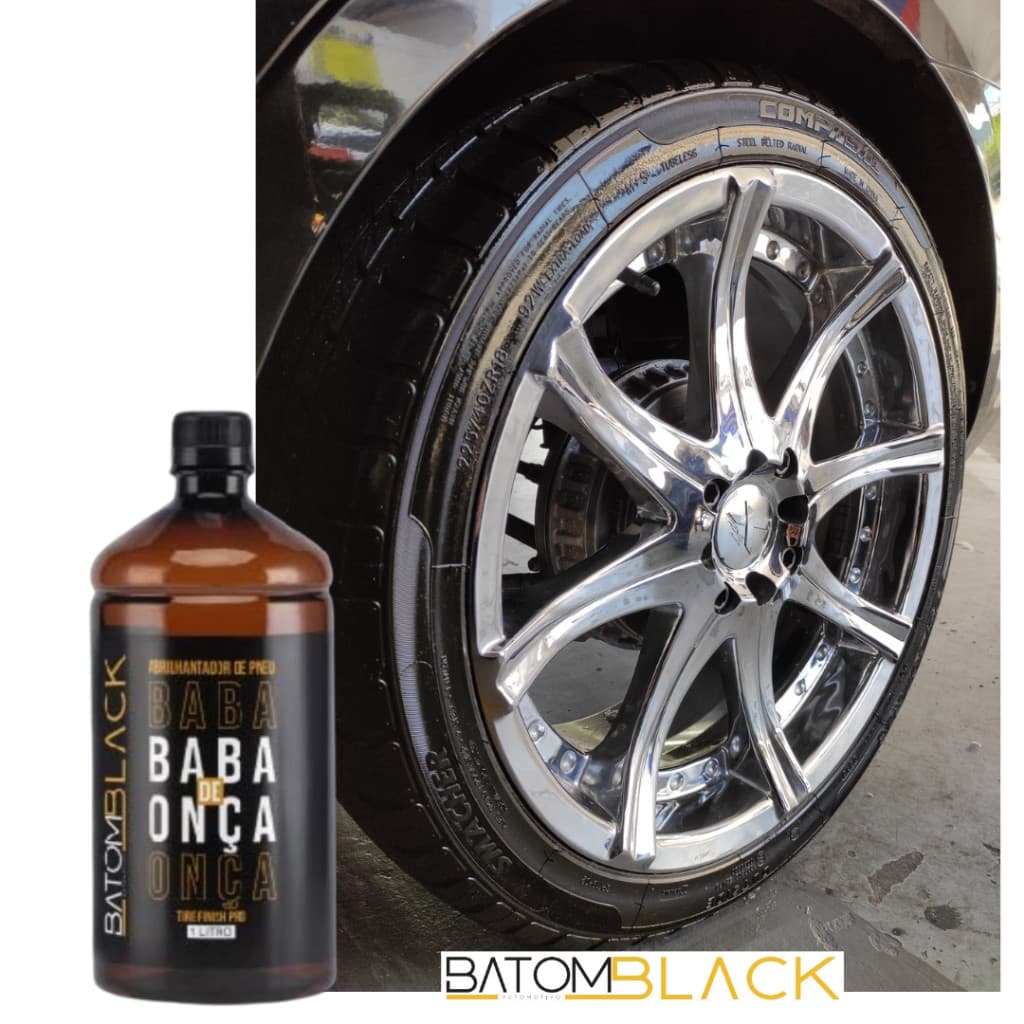 Baba de Onça 1 litro Pretinho Pneu - Batom Black