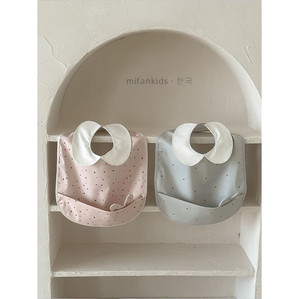 Estilo coreano ins babador coelho arroz bolso bebê à prova dwaterproof água descartável bebê comer macacão Anti-sujo col