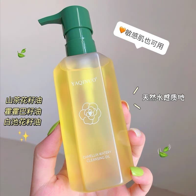 Camélia óleo de limpeza feminino olho lábio rosto suave limpeza profunda pele sensível não-irritante creme de água loção