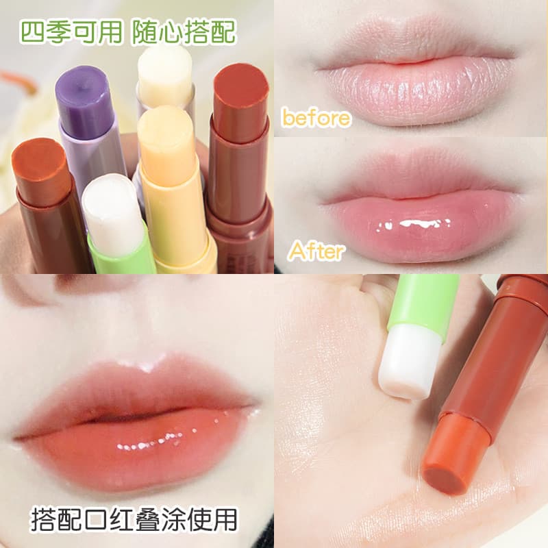 Astaxantina vitamina C Yingcai bálsamo labial masculino feminino hidratante outono inverno Base hidratante outono invern