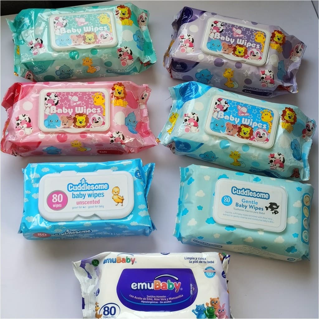 Pedido exterior 80 pçs toalhetes de bebê recém-nascido mão boca pérola algodão Super macio pacote família limpeza cuidad