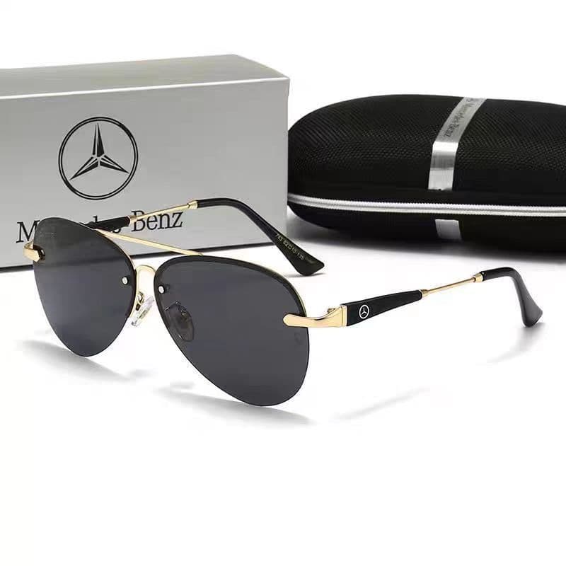 Óculos De Sol Polarizados Masculinos E Femininos Moda Retrô Aviador Armação De Metal Para Dirigir