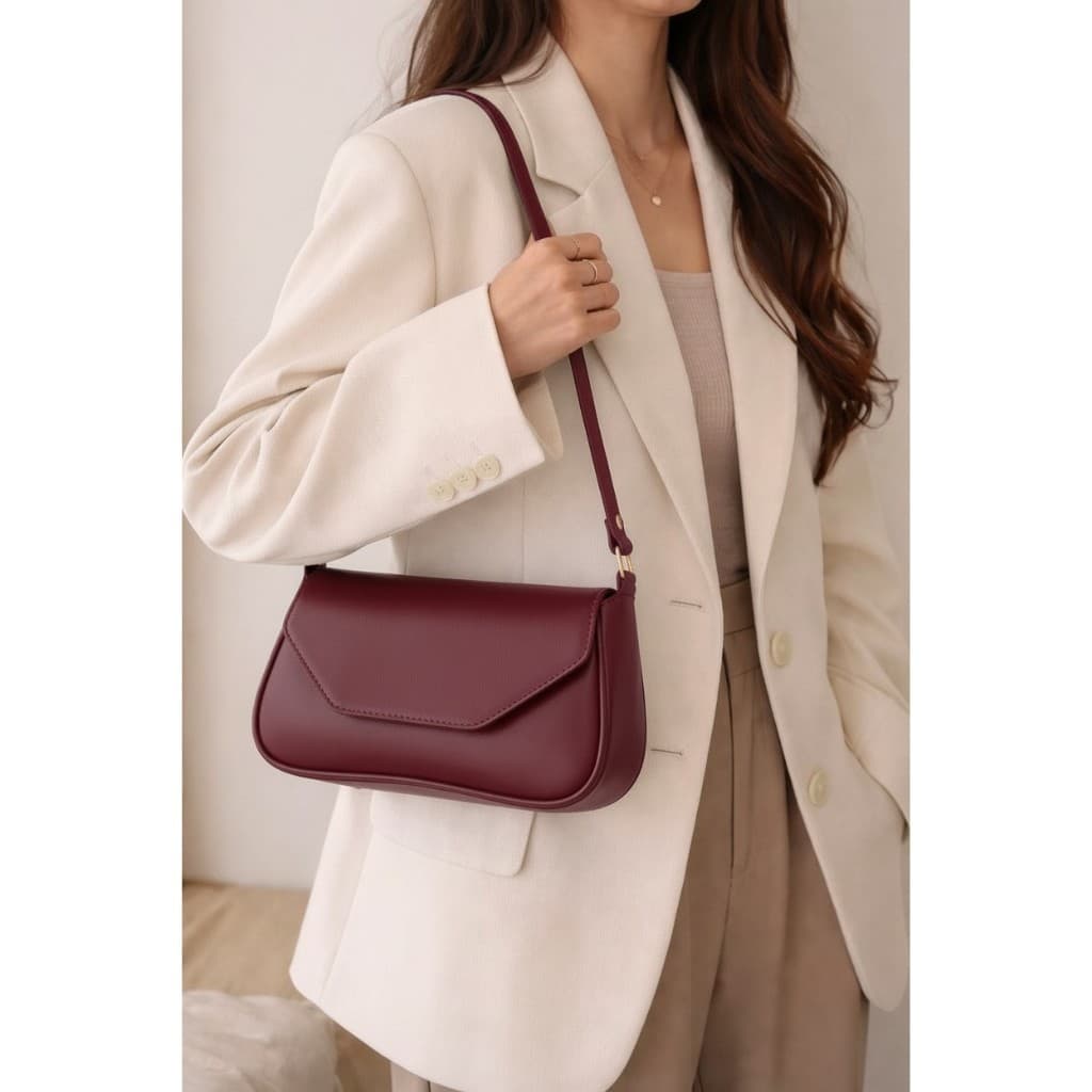 Bolsa de Ombro Feminina Lançamento com Fecho em Imã, Bolsa Luxo para pessoas de Estilo