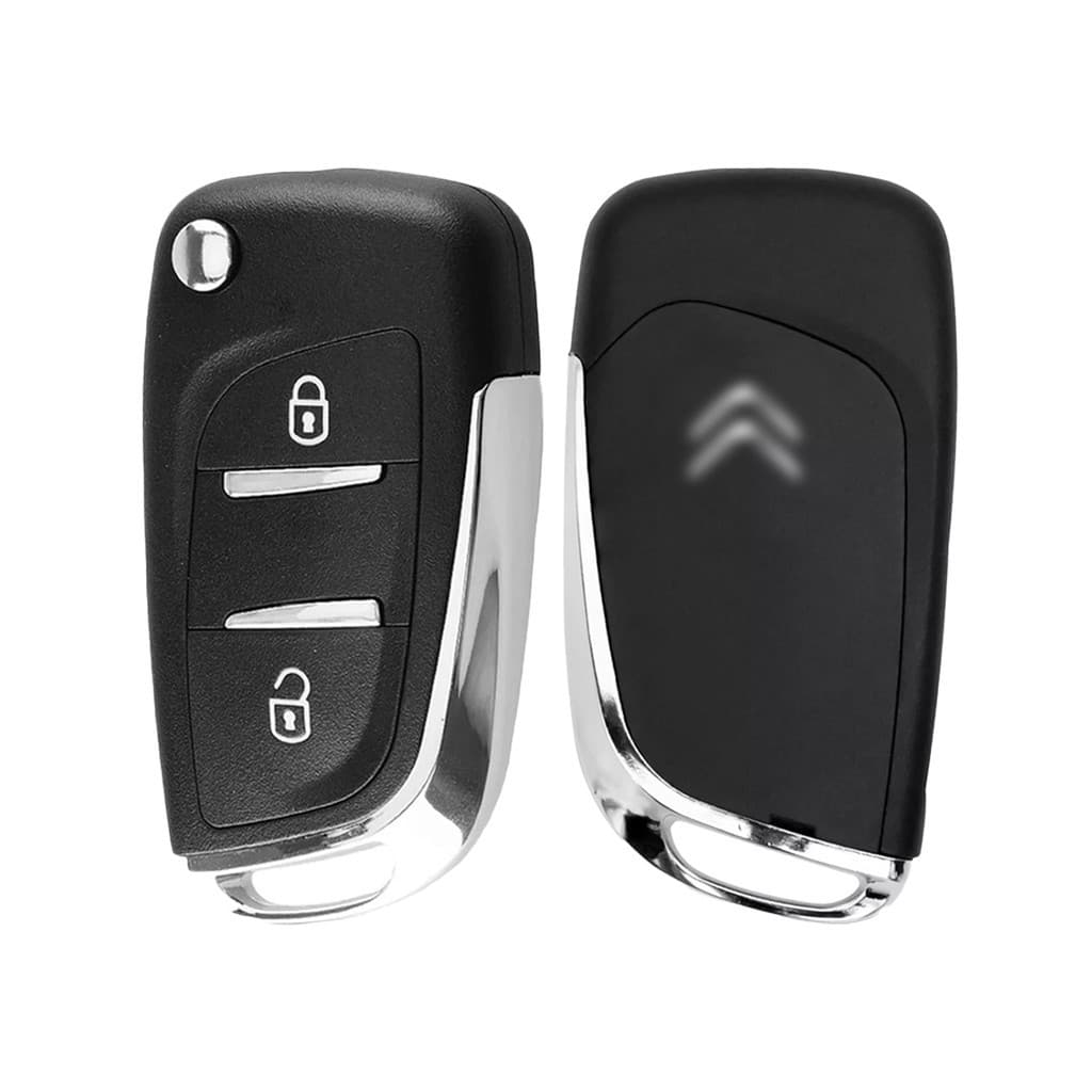 Carcaça Chave Canivete Adaptação Citroen C3 C4 Aircross Picasso 2 Botões