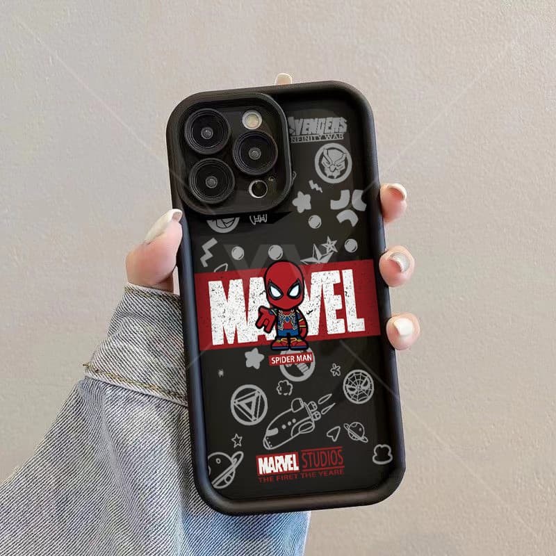 capinha POCO C85 C85X X8 Pro 5G X8 Pro Max M8 Pro F8 Pro F8 Ultra 5G M7 Plus Cartoon Homem Aranha caixa de telefone