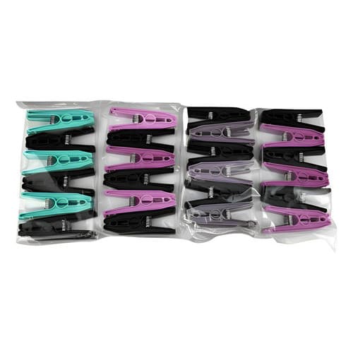 Kit 120 Prendedores De Roupa Plástico Molas Metal Atacado