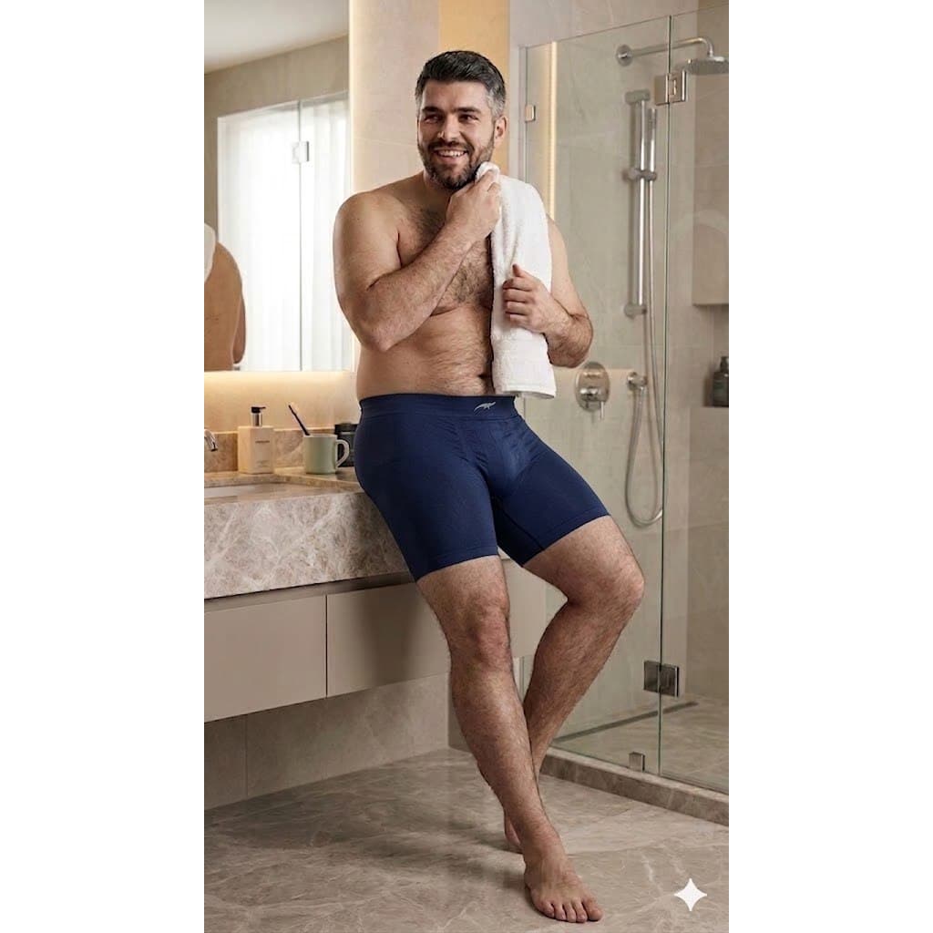 Cueca Boxer Alongada Plus Size Poliamida Zee Rucci 48 ao 60