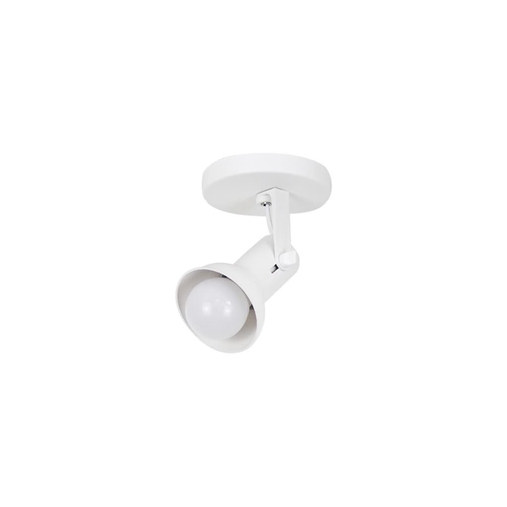 Luminaria de Teto Spot Sobrepor 1 lampada Direcionavel E-27 Branco