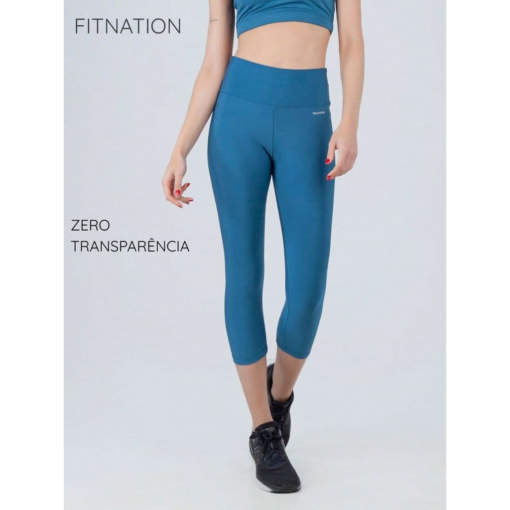 Capri Feminina Fitness Sem Transparência Academia Treino Conforto
