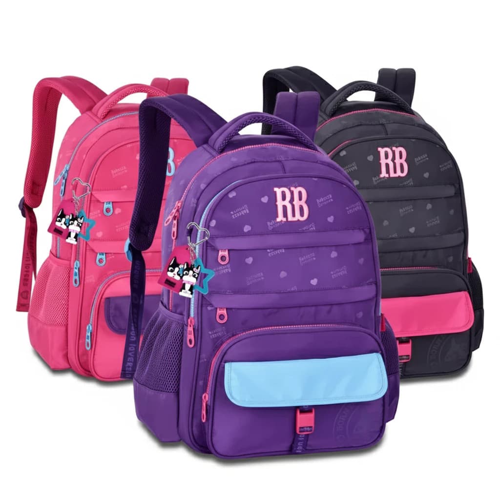 Mochila Escolar Rebecca Bonbon Rb26224 Feminina
