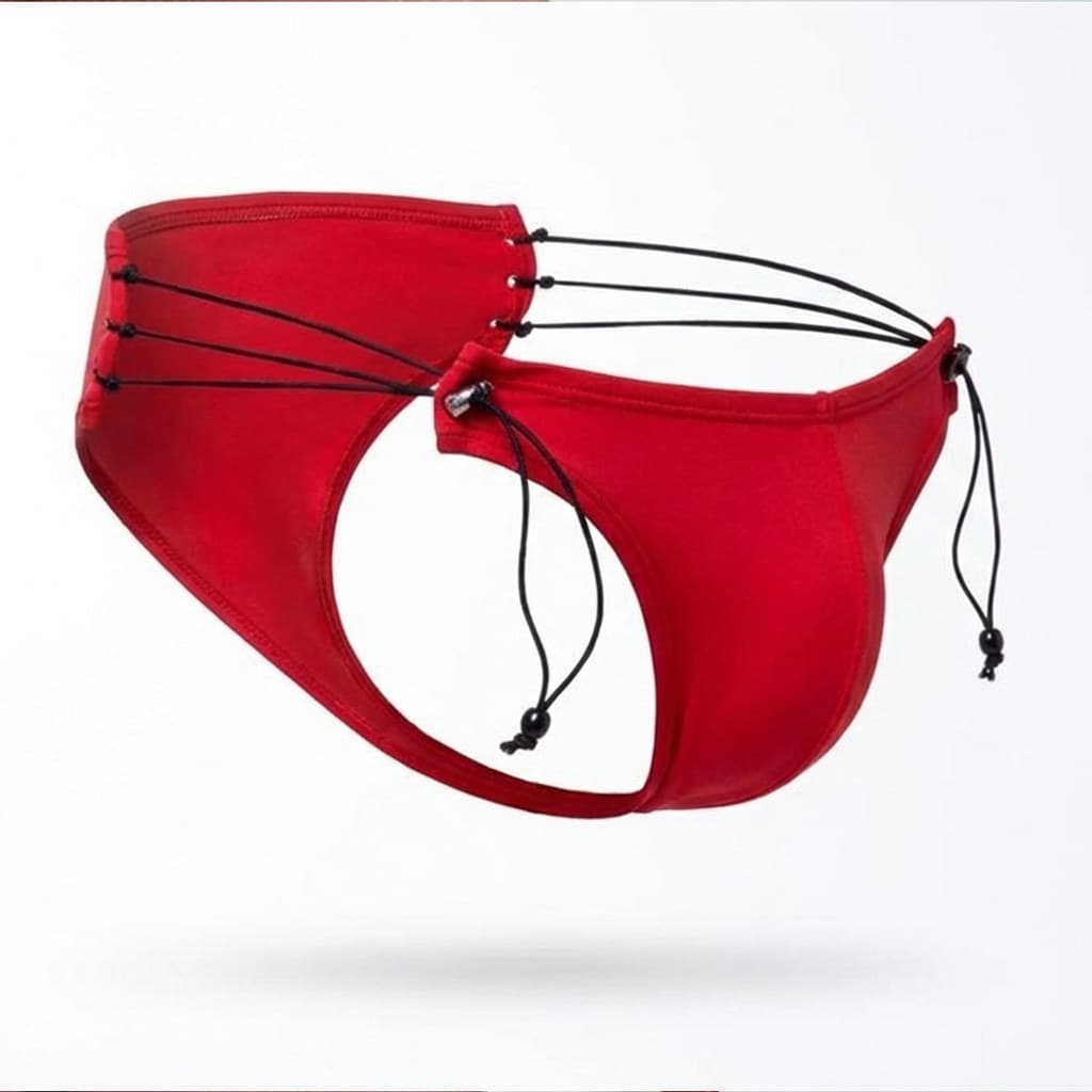 Tanga Masculina em Suplex Com Fios Laterais Com Regulador