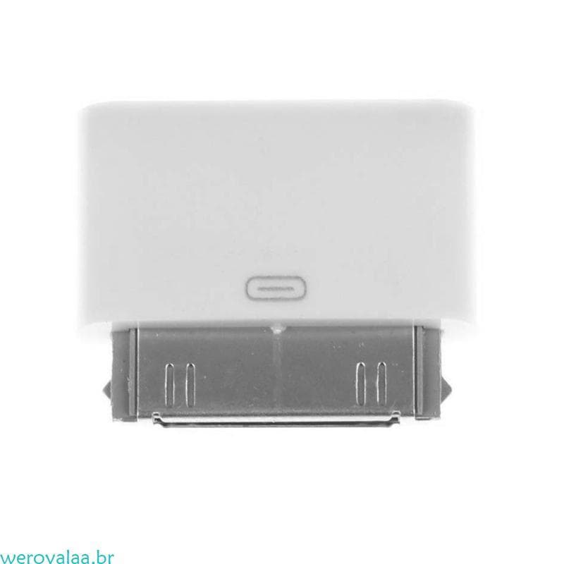 Weroyala Para Adaptador 30 Pinos 8 Fêmea Conector Conversor Sincronização Carregamento phone4 4S 2 3