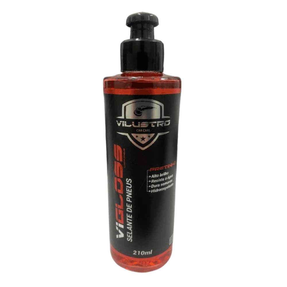 VILUSTRO VIGLOSS SELANTE DE PNEU PRETINHO 210 ML