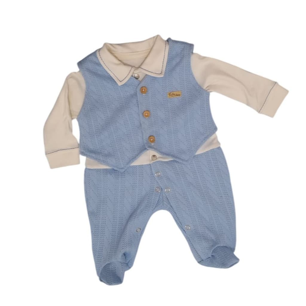 Conjunto Saída Maternidade Malha Tricot