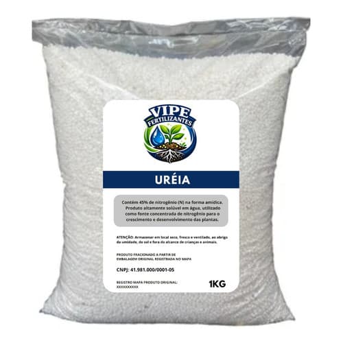 Fertilizante Ureia Adubo Nitrogenado D Alta Concentração 1kg