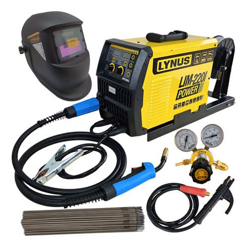 Inversora De Solda Lim 220i Com Suporte Arame E Mascara