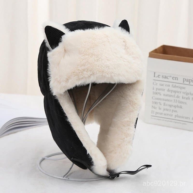 BBYTER Winter Cold-Proof Ear Warm Cap Capa Quente Ushanka Chapéu Russo Com Aba De Orelha