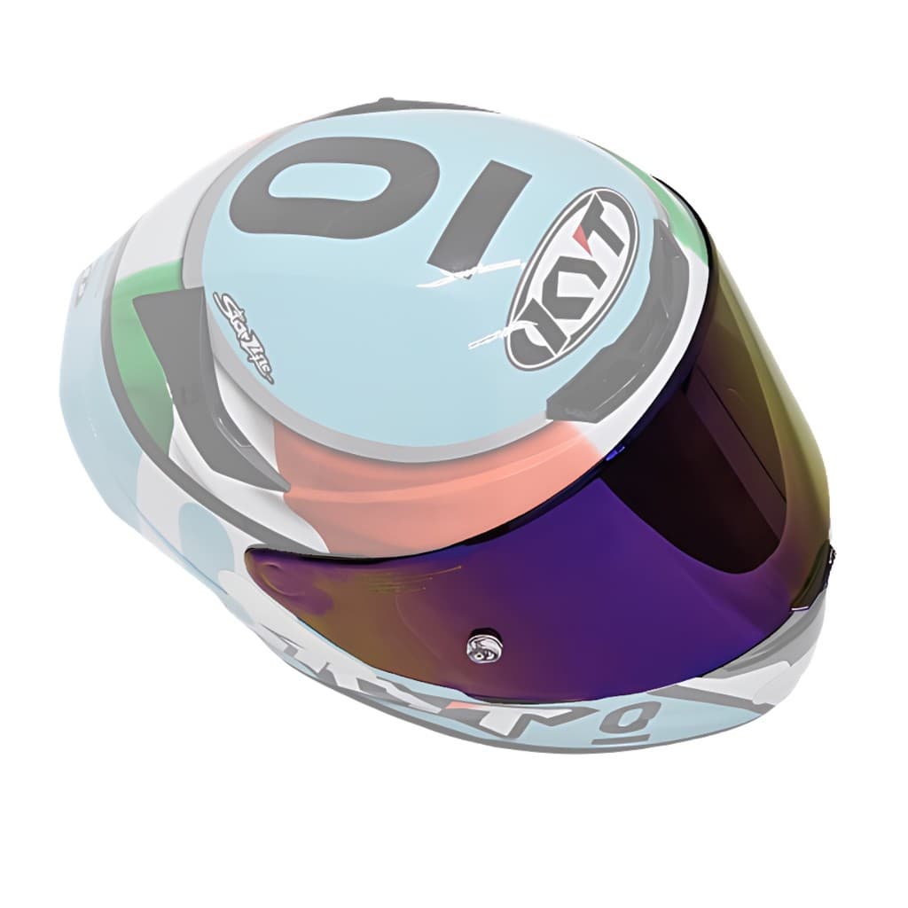Viseira Capacete Kyt Tt Course Camaleão Fixação Forte