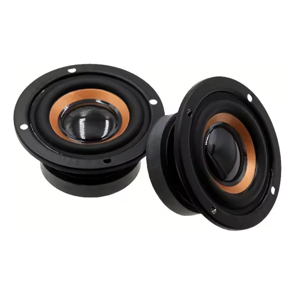 2 pçs Alto-falante Diy Mini Subwoofer 45 Woofer De Substituição 5w