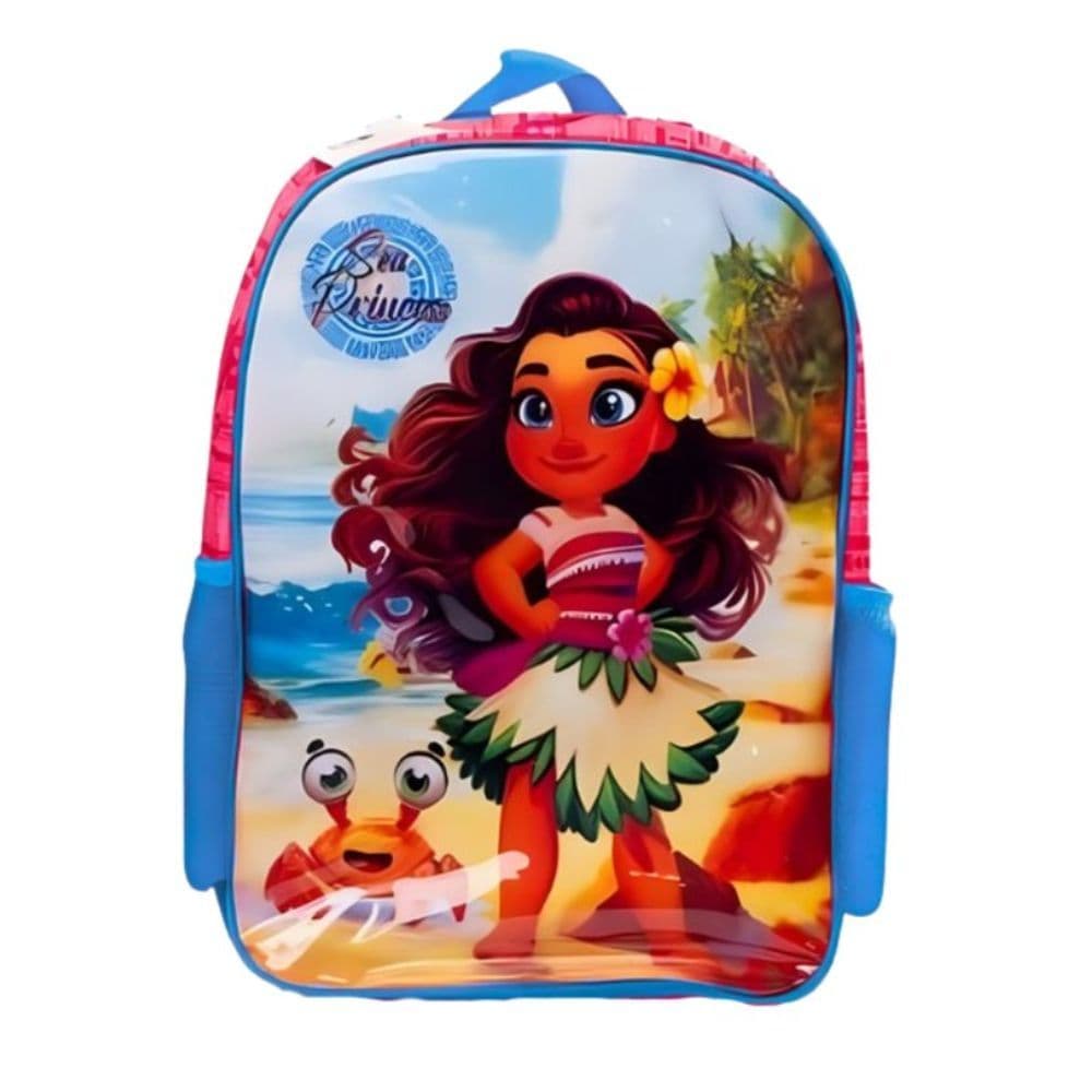 Mochila Infantil de Costa Princesa do Mar Escolar Menina