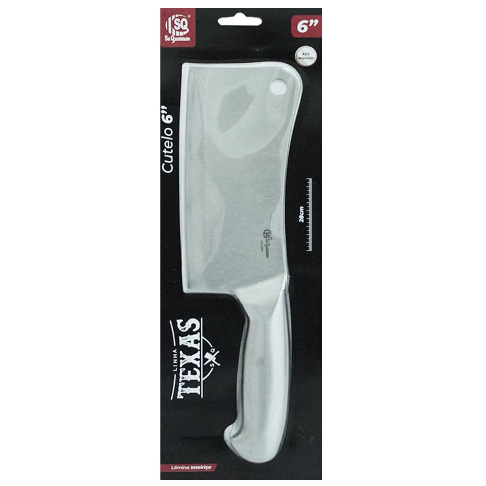 FACA DE INOX TEXAS 6" CUTELO SQ-4568 27CM
