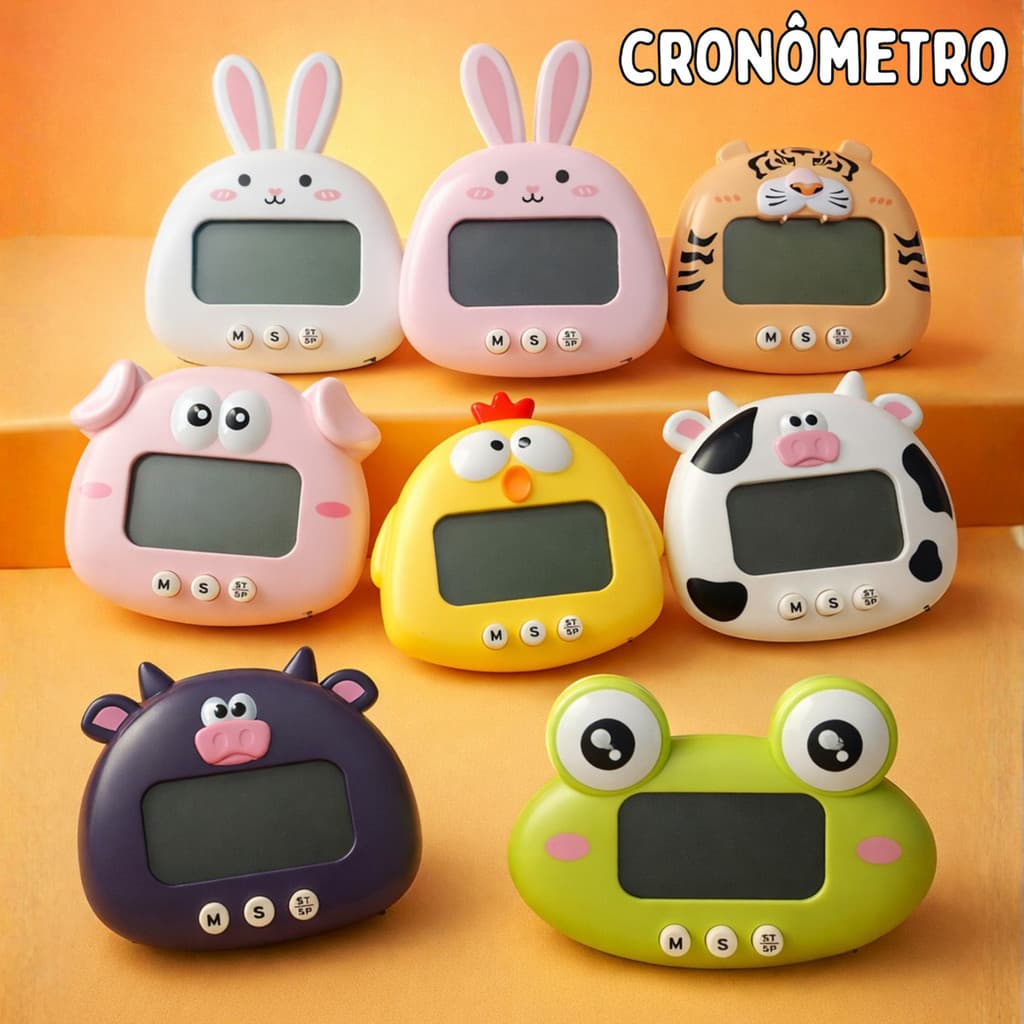 Cronômetro Digital Infantil Educativo Sala Aula Tea