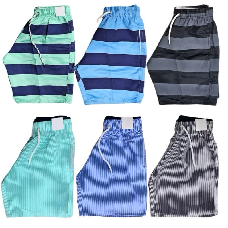 Kit 3 Bermuda Infantil Poliéster Premium Menino Short de Marca 0ferta 04 ao 16 Anos Promoçao