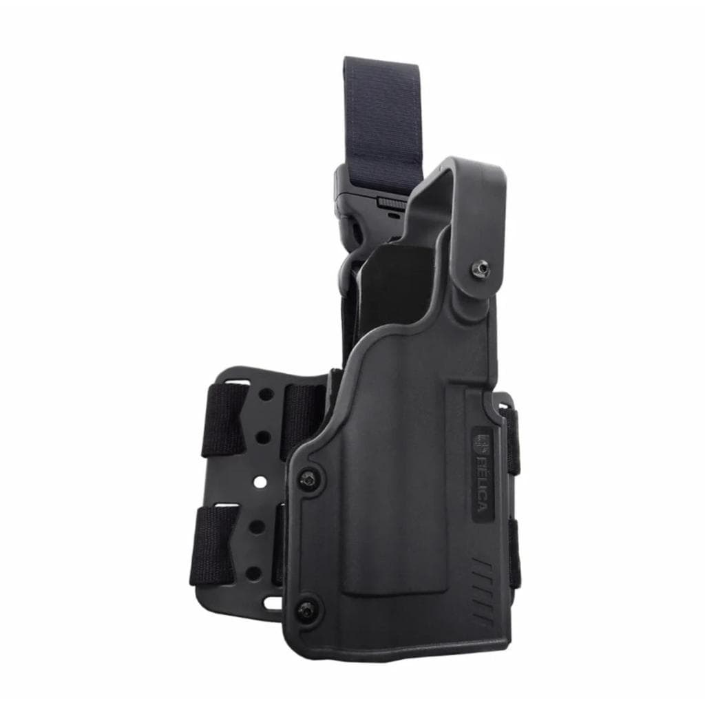 Coldre Bélica Black Light Sp Tático Plataforma Coxa Taurus Tisas ZIGANA Sig Sauer