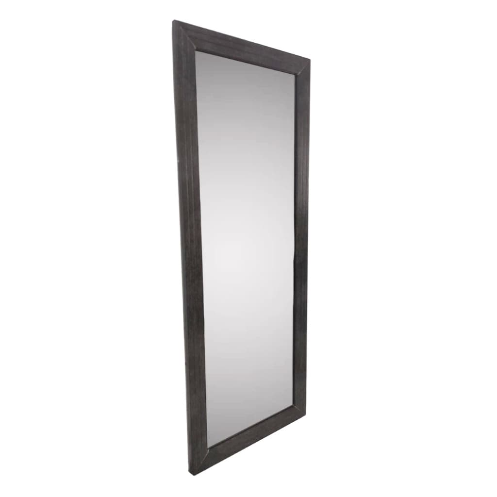 Espelho Cristal Moldurado Em Madeira 65cmx25cm Decoração