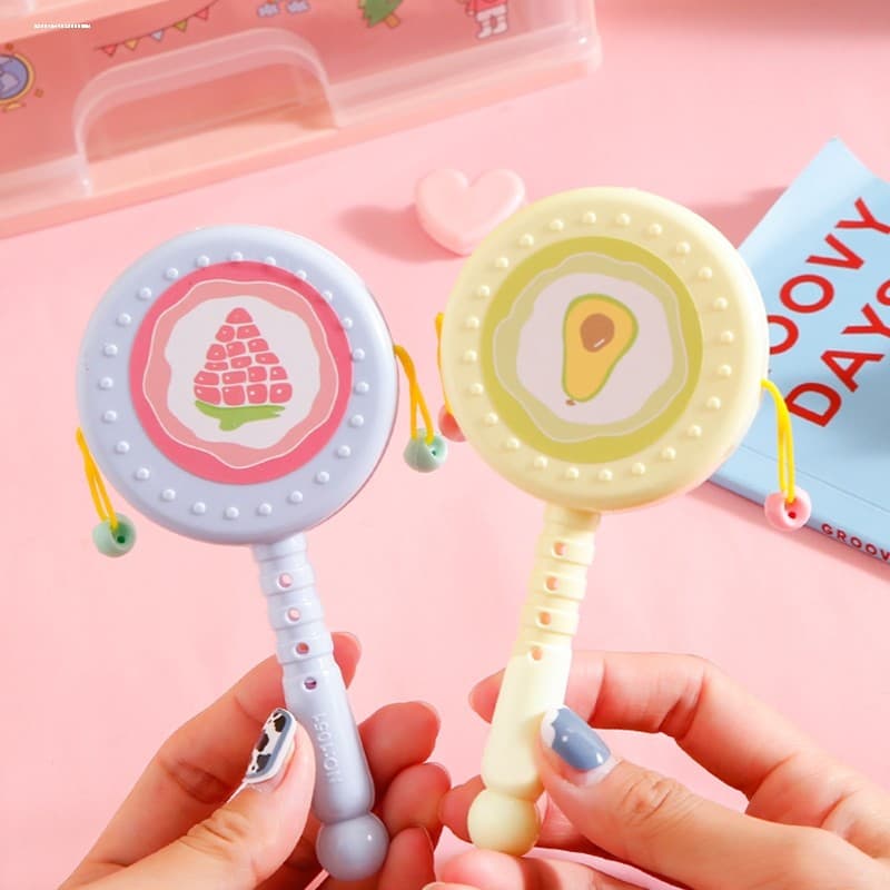 Brinquedos para bebês jovens desenho animado chocalho pandeiro brinquedos infantis pequenos presentes