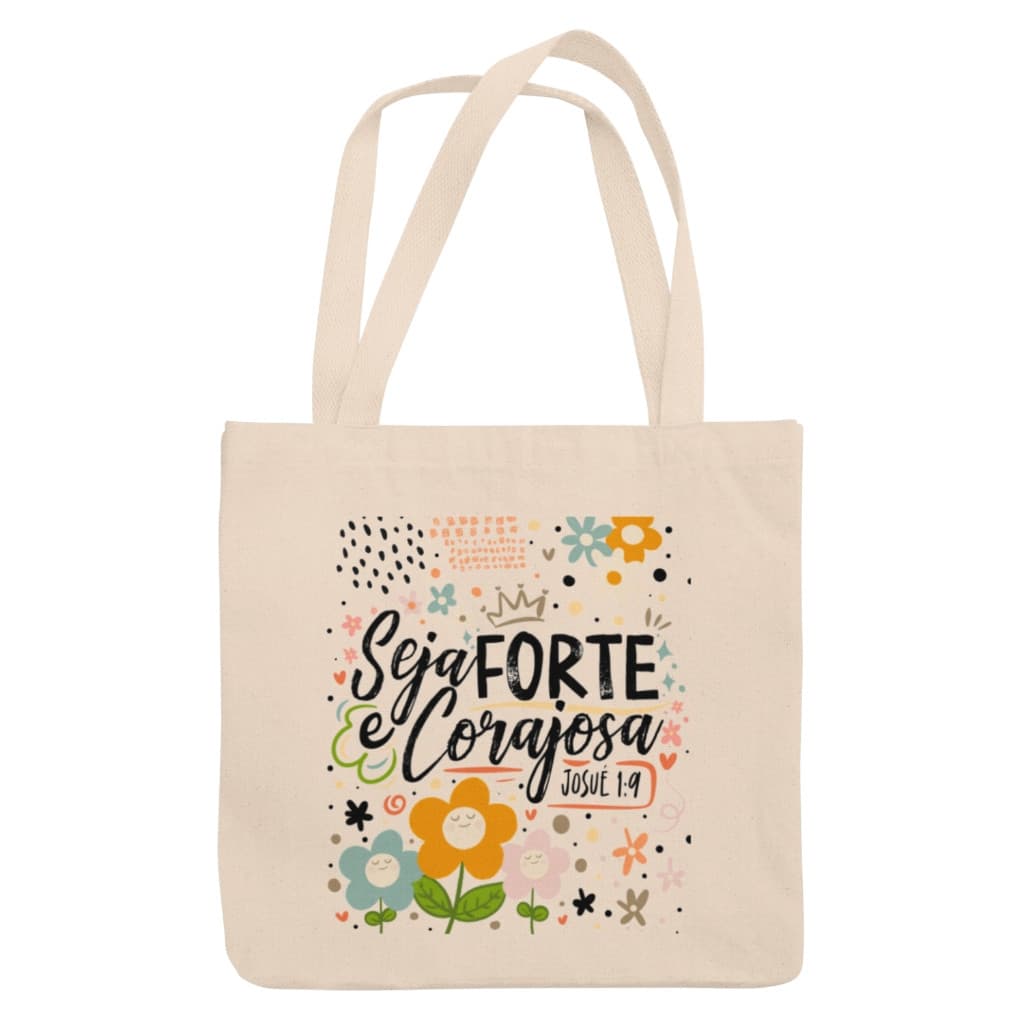 Bolsa Sacola Ecobag Sem Zíper Frases Motivacionais Salmos da Bíblia Gospel 100% Algodão