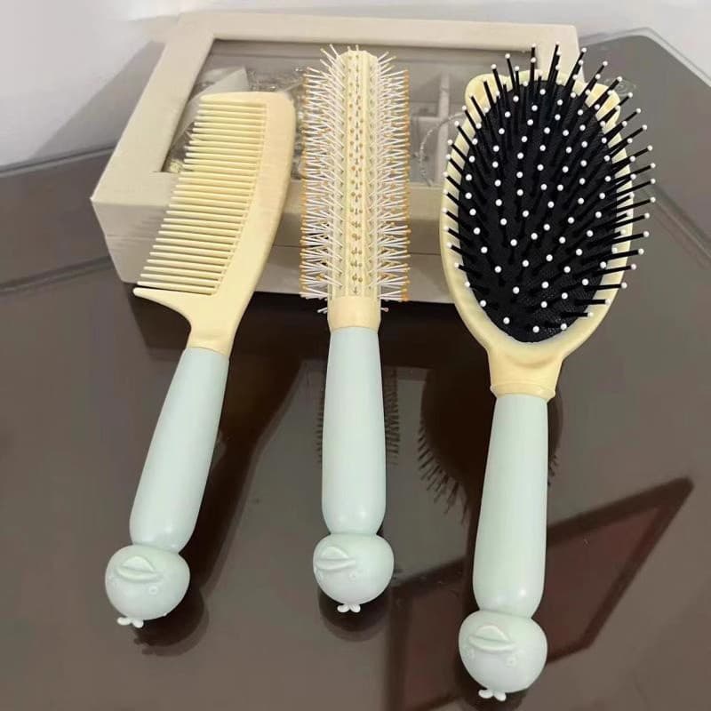 Almofada de ar pente Airbag massagem pente senhoras dedicado cabelo longo Curling pente ferramenta útil cabelo fofo domé