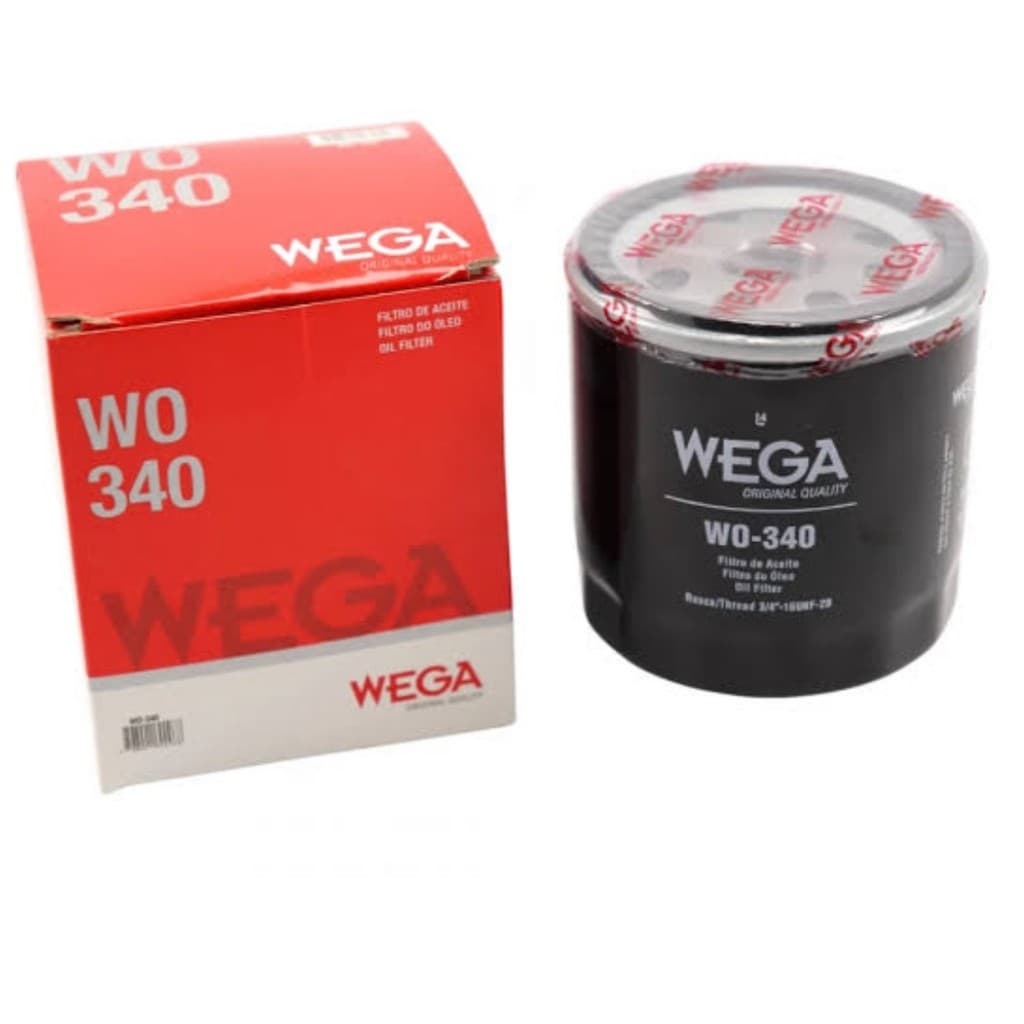 Filtro de Óleo Wega WO340 GOL, FOX, POLO, VOYAGE, SAVEIRO, KOMBI, GOLF, PARATI, CROSSFOX, SPACEFOX