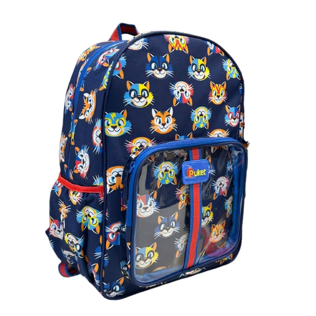 Mochila Sem Rodinha Tigre Lucha azul marinho Puket