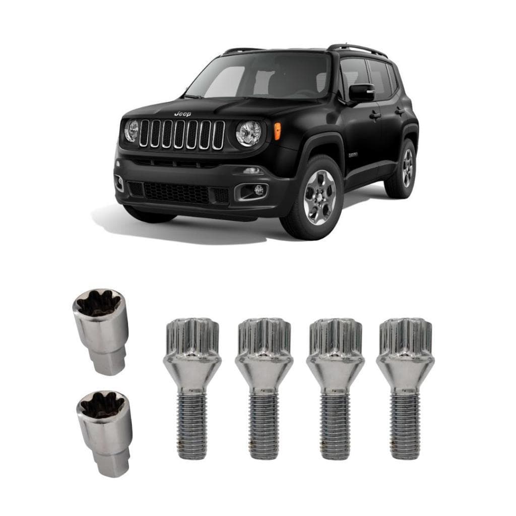 Trava Roda Parafuso Antifurto Para Jeep Renegade + Brinde
