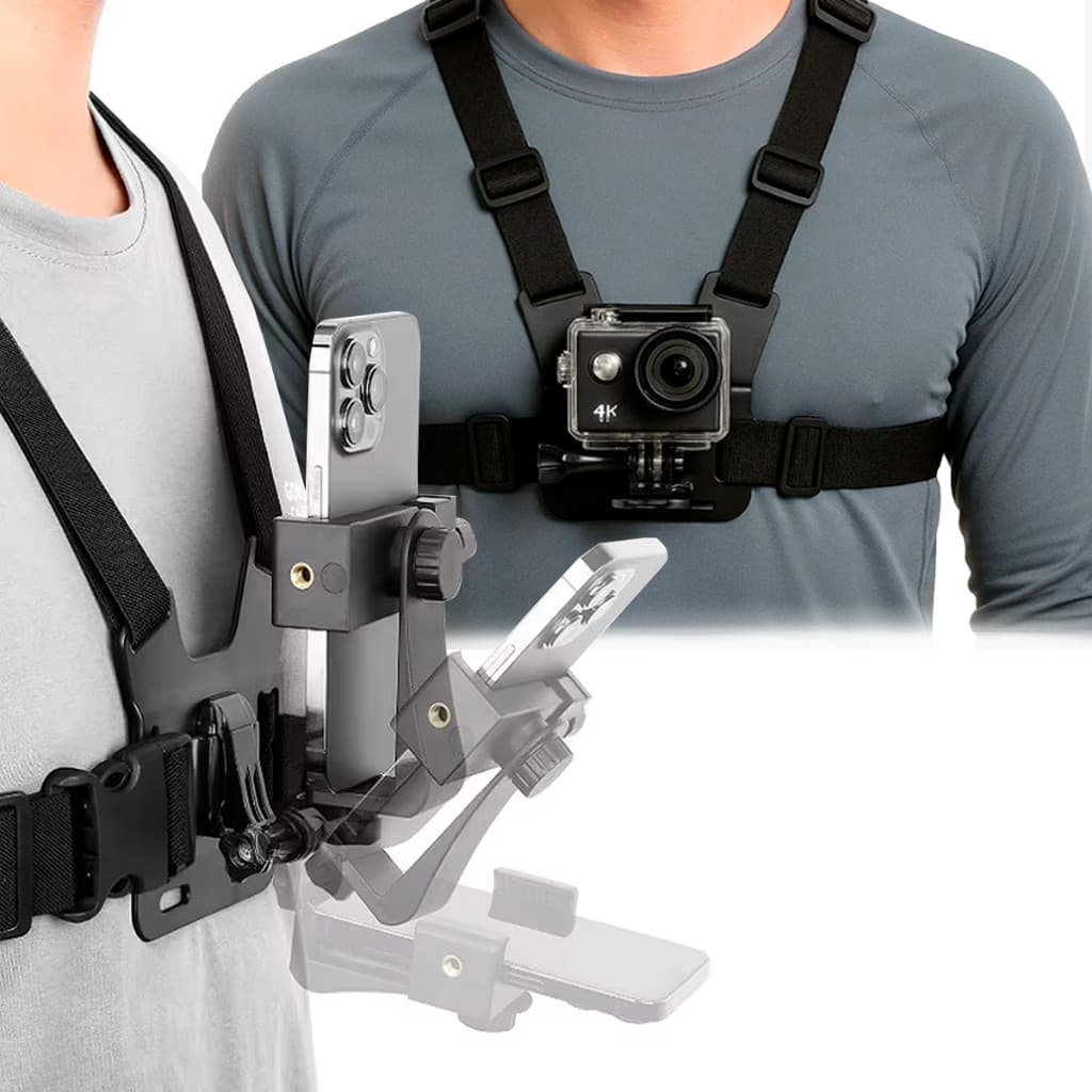 Suporte Peitoral para Celular Esportivo Corrida Bike Academia Ajustável Universal