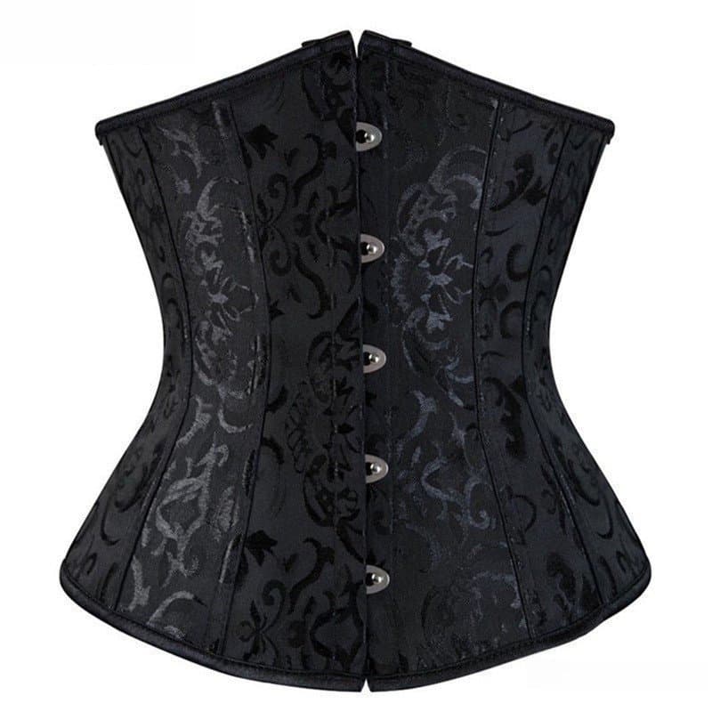 XS 6XL Floral Preto Corset Trainer Com Aço Desossado Cintura Cincher Emagrecimento Plus Size Cinto Aparador De Barriga