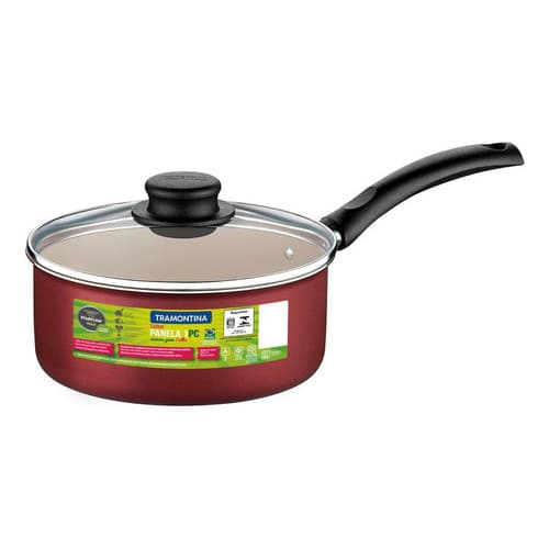 Panela 18cm Antiaderente Vermelha Turim Tramontina