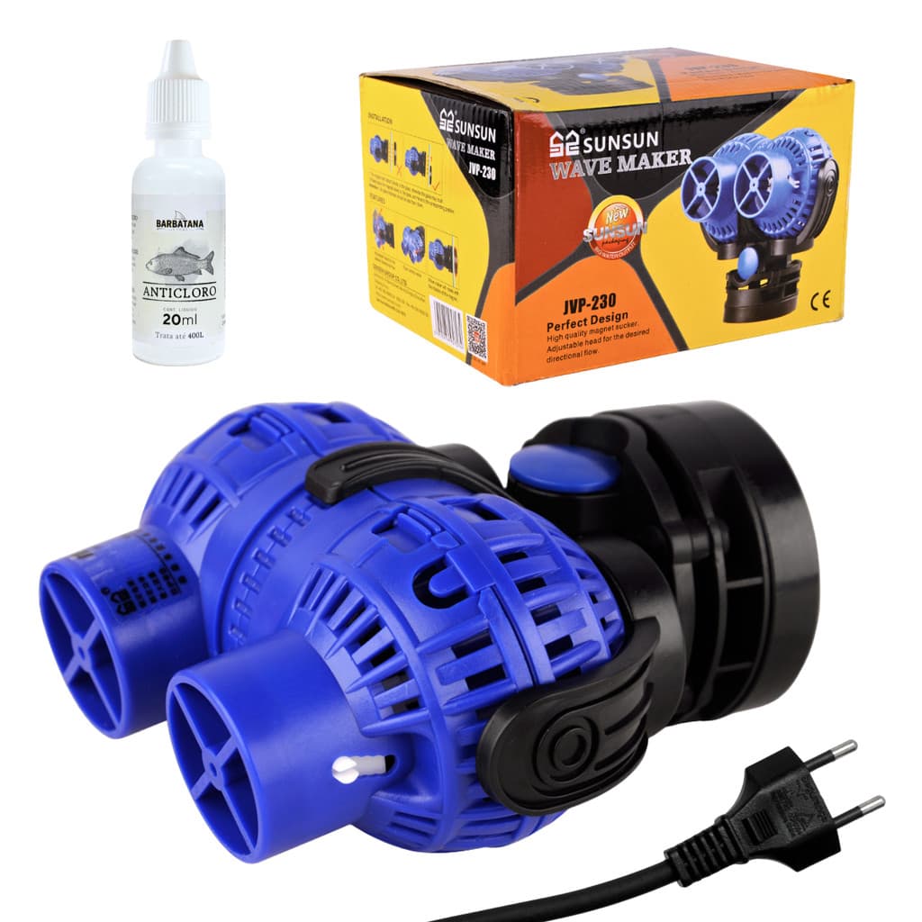 Bomba de Circulação Sunsun JVP-230 6000L/h 110V + anticloro 20ml gratis