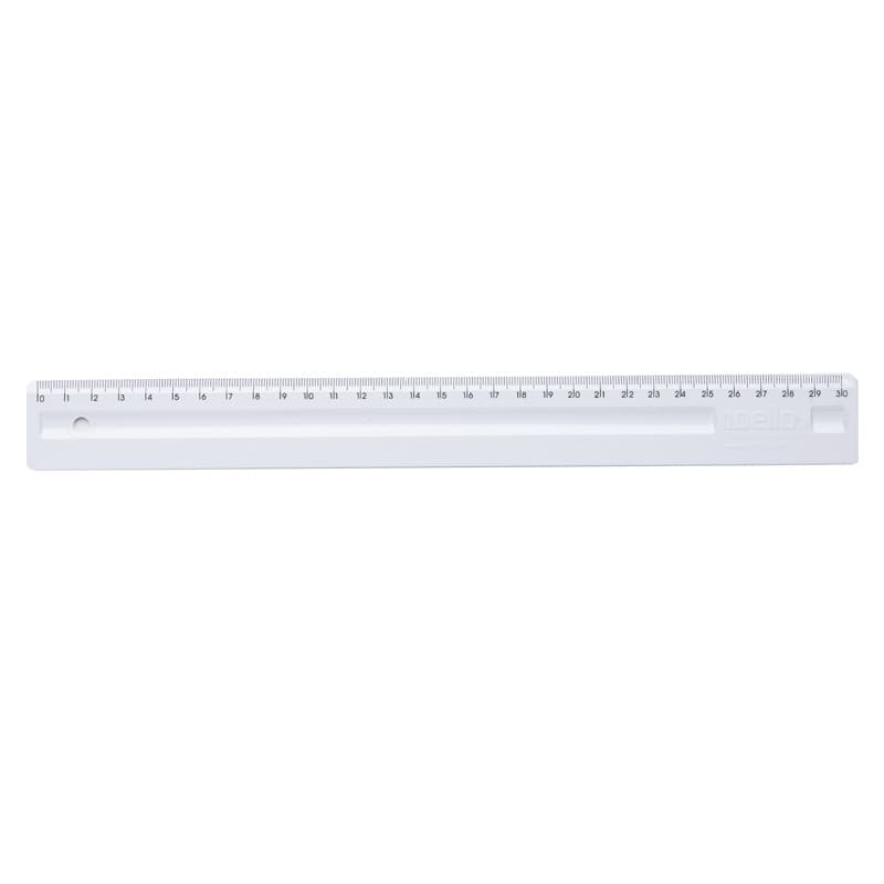 Régua plástica 30cm Branca 3111.E Dello