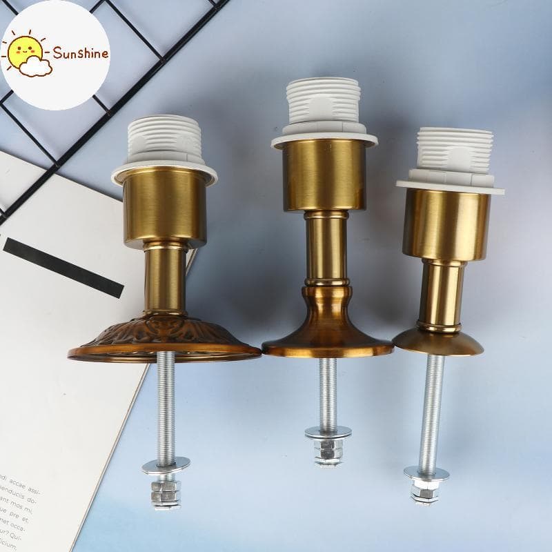 OMS Suporte Da Lâmpada De Mesa Base Fixa E27 Parafuso Boca Metal Ferro DIY Acessórios Iluminação Componentes Abajur br
