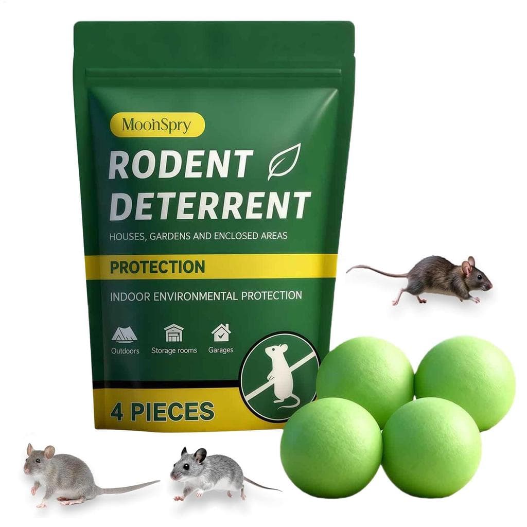 4 Pçs Óleo De Hortelã-Pimenta Rato Repelente Bolas Mouse Roedor De Para Casa De Jardim Ao Ar Livre acebnbr