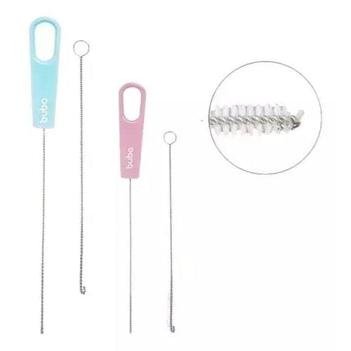Kit Escova Limpeza e Higiene de Canudo - Buba Azul