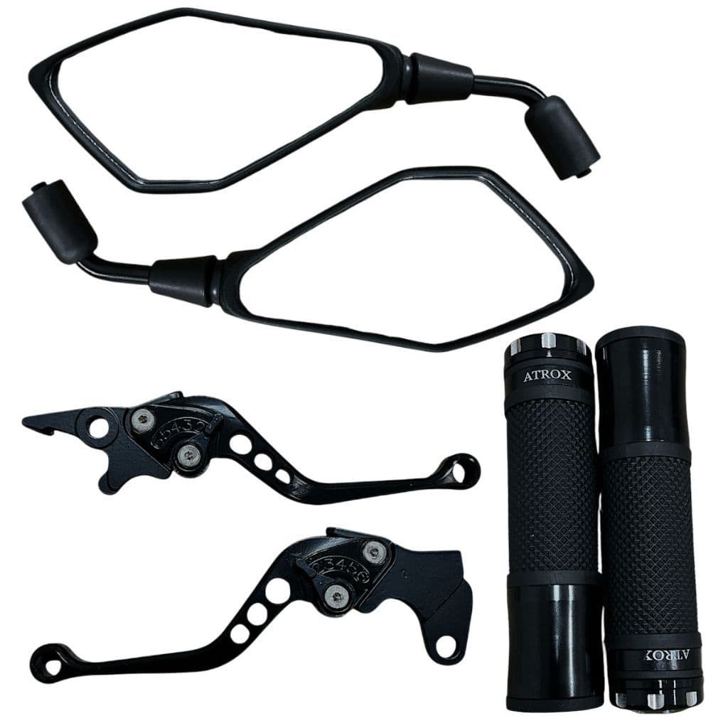 Retrovisor + Manete + Manopla Moto Yamaha Xtz 250 Lander Ybr 125