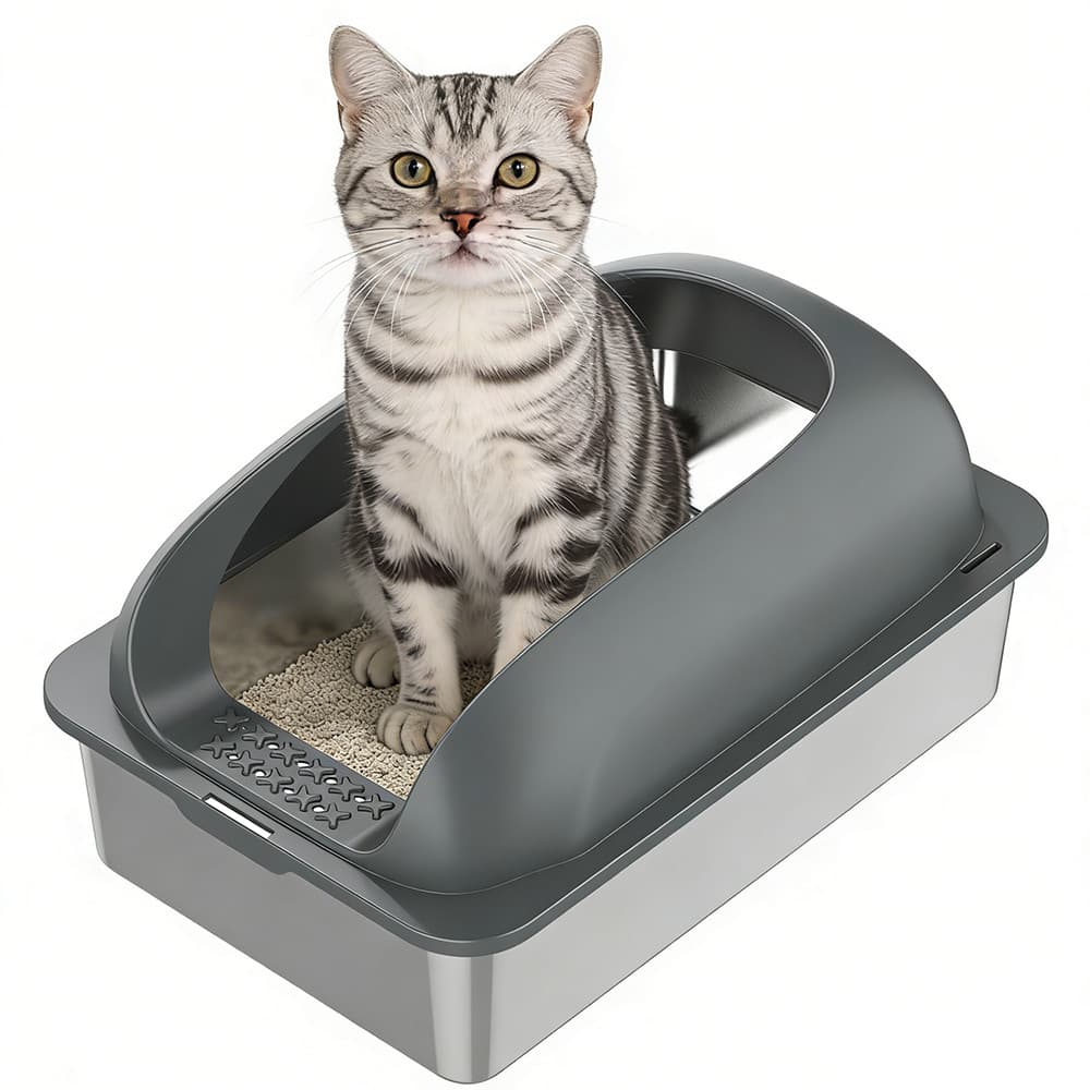 Newpet Kit Caixa de Areia para Gatos Encantadora Alta Gigante com e Pá higiênica